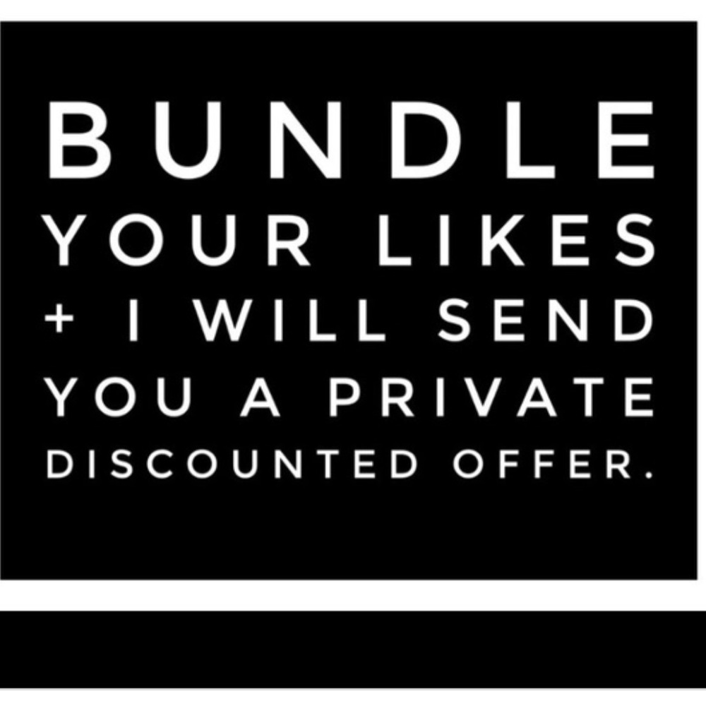 Bundle your likes for larger discounts 🛍